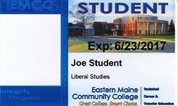 Eastern Maine Community College Student Card