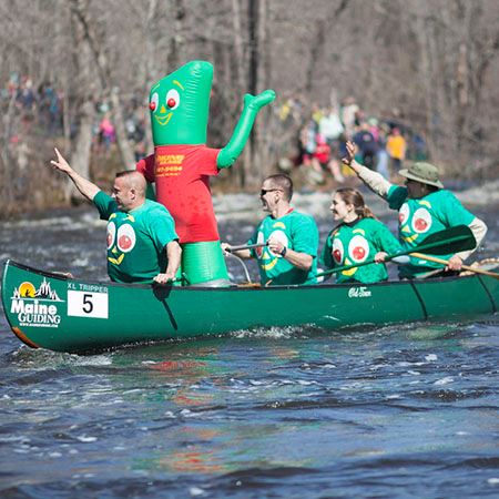 News Flash Canoe Race