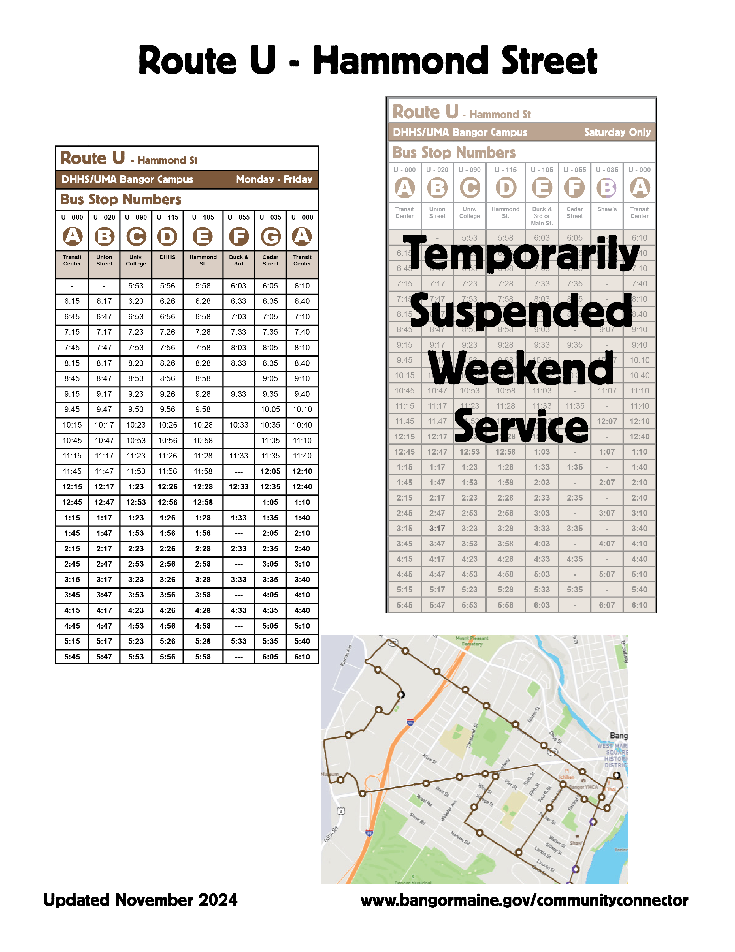 Route U - Hammond St UMA Update July 2025(png)