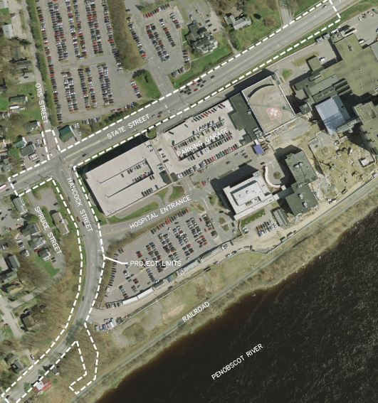 State and Hancock Street Project Aerial View